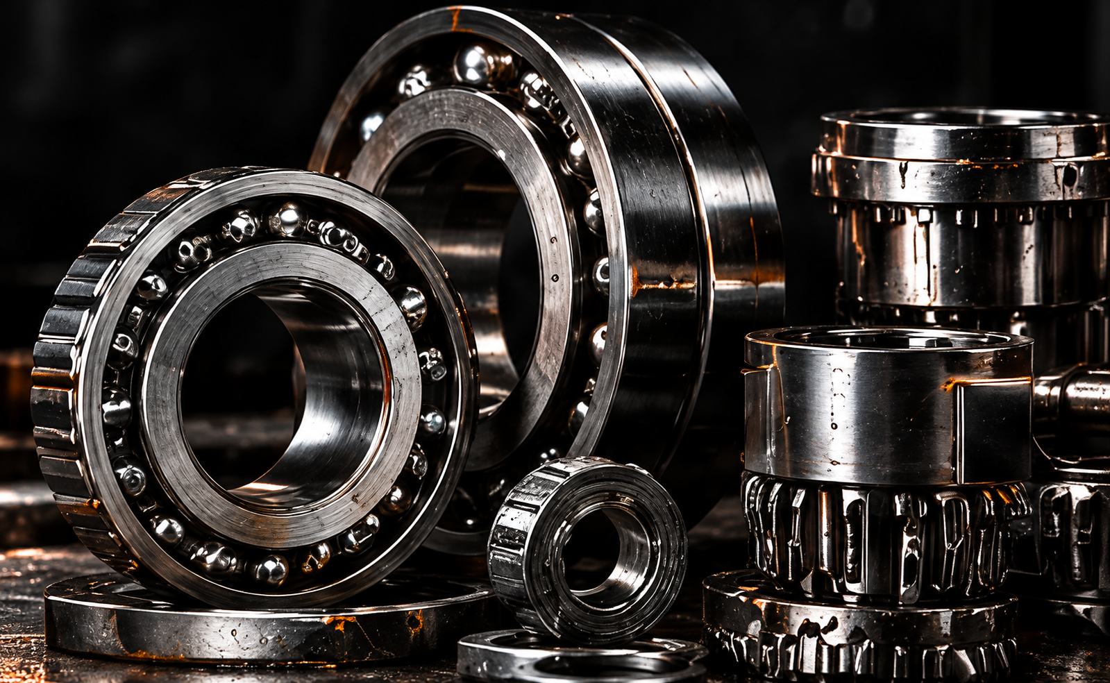 Ball bearings and mechanical components